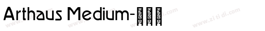 Arthaus Medium字体转换